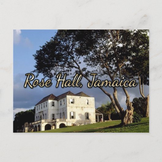 Rose Hall, Montego Bay, Jamaika Postkarte (Vorderseite)