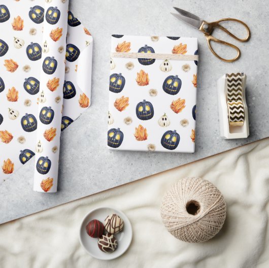Rose Halloween Geschenkpapier (Kunsthandwerk)