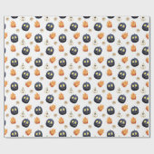 Rose Halloween Geschenkpapier (Flach)