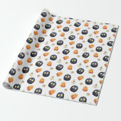 Rose Halloween Geschenkpapier (Ungerollt)