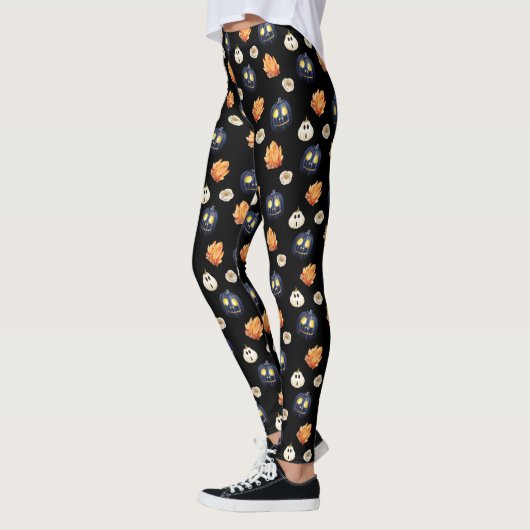 Rose Halloween Leggings (Links)
