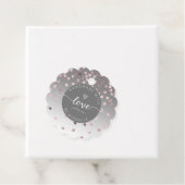 Rose handgefertigt mit Liebe Monogramm Geschenkanhänger (Beispiel)