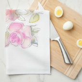 Rose Handtuch (Viertel Falte)