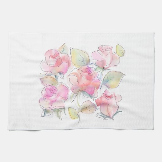 Rose Handtuch (Horizontal)