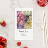 Rose Handtuch aus Papier oder Napkin Serviette (Beispiel)