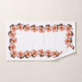 Rose Handtuch Sets Personalisiert Pfirsichhandtüch (Handtuch)