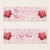 Rose Harmonie-Geschenkmarke (Vorne & Hinten)