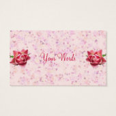 Rose Harmonie-Geschenkmarke (Rückseite)