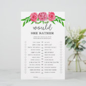 Rose Hätte sie lieber Brautparty (Stehend Vorderseite)