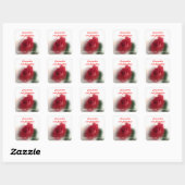 Rose Haze Save the Date Aufkleber (Blatt)