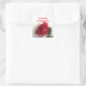 Rose Haze Save the Date Aufkleber (Tasche)