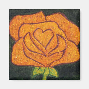"Rose Heart #2" Blumenmagazin Magnet
