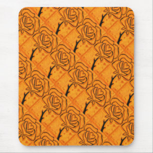 "Rose Heart #5" gepolstertes Muster florales Mouse Mousepad