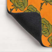 "Rose Heart #9" gepolstertes Muster florales Mouse Mousepad (Ecke)