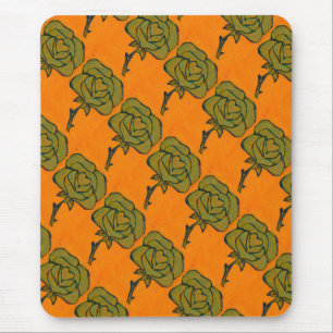 "Rose Heart #9" gepolstertes Muster florales Mouse Mousepad