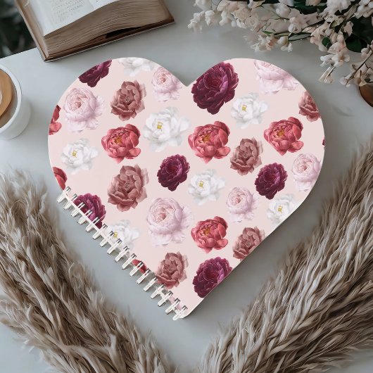 Rose Heart Notebook - Ein wahrer Geist Notizblock