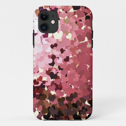ROSE HEARTS Case-Mate iPhone HÜLLE (Rückseite)