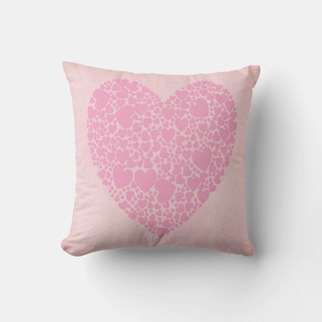 Rose Hearts Kissen (Vorderseite)
