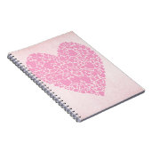 Rose Hearts Notizblock (Rechte Seite)