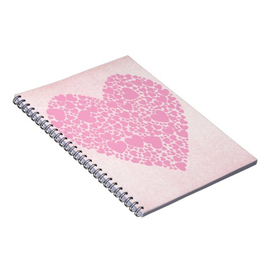 Rose Hearts Notizblock (Rechte Seite)