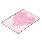 Rose Hearts Notizblock (Linke Seite)