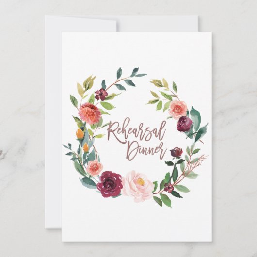 Rose Herbst Probe Einladung (Rückseite)