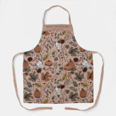 Rose Herbsternte und Horns von Erntedank Schürze (Vorderseite)