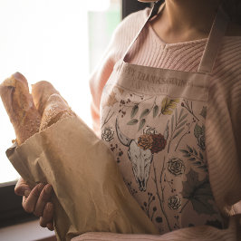 Rose Herbsternte und Horns von Erntedank Schürze