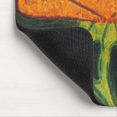 "Rose Herz #2" Blumenmousepad Mousepad (Ecke)