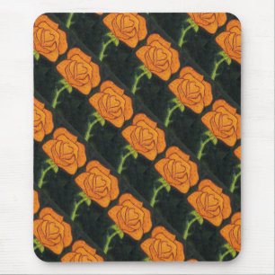 "Rose Herz #2" gepolstertes Muster florales Mousep Mousepad