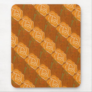 "Rose Herz #3" gepolstertes Muster florales Mousep Mousepad