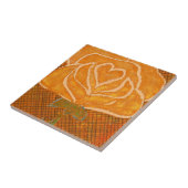 "Rose Herz #3a" Keramik Küchen Garten Tile Fliese (Seite)