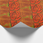 "Rose Herz #6" Blumengartenpapier Geschenkpapier (Ecke)