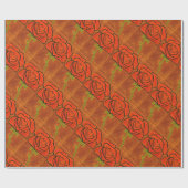 "Rose Herz #6" Blumengartenpapier Geschenkpapier (Flach)