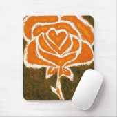"Rose Herz #8" Blumenmousepad Mousepad (Mit Mouse)