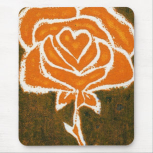 "Rose Herz #8" Blumenmousepad Mousepad