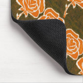 "Rose Herz #8" gepolstertes Muster florales Mousep Mousepad (Ecke)