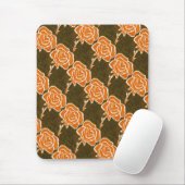 "Rose Herz #8" gepolstertes Muster florales Mousep Mousepad (Mit Mouse)