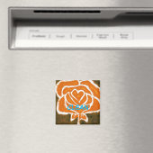 "Rose Herz #8" - Magnet für den Status der saubere (In Situ (Geschirrspüler))