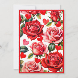 Rose & Herz Galentinische Party Einladung