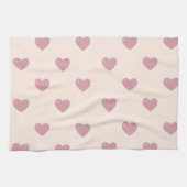 Rose Herz Geschirrtuch (Horizontal)
