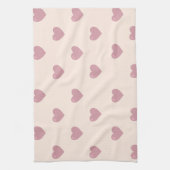 Rose Herz Geschirrtuch (Vertikal)