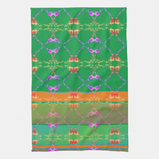 Rose Herz Küchentücher (Vertikal)