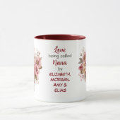 Rose Herz Liebe wird Nana Tasse genannt (Zentrum)