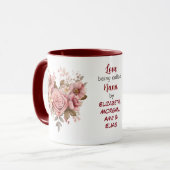 Rose Herz Liebe wird Nana Tasse genannt (Vorderseite Links)