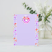 Rose Herz Rosa und Gray Persönliche Beständigkeit (Stehend Vorderseite)