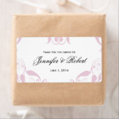 Rose Herzflorale Hochzeitswasserflasche (Insitu)