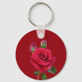 Rose Herzklopfen Gastgeschenk Hochzeit Schlüsselanhänger (Rückseite)