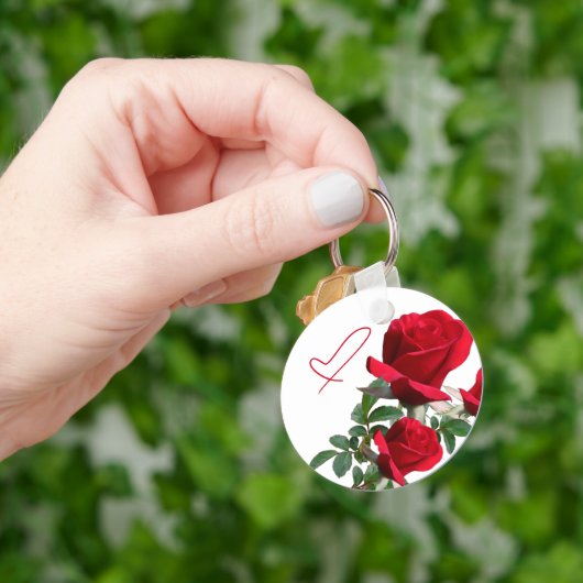 Rose Herzklopfen Gastgeschenk Hochzeit Schlüsselanhänger (Hand)