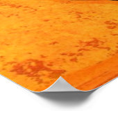 Rose Herzkunst Print Poster (Ecke)